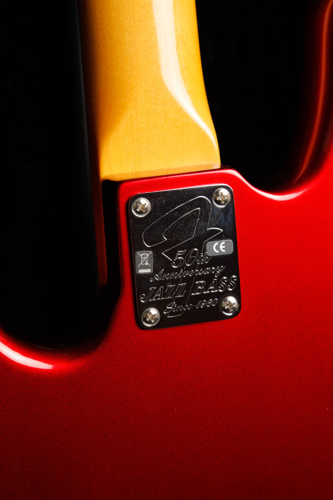 Fender 50th Anniversary Jazz Bass Candy Apple Red 2010 Pre-Owned