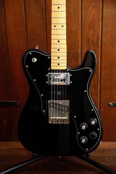 Fender Japan TC-72 '72 Reissue Telecaster Custom Black Electric Guitar 1994 Pre-Owned