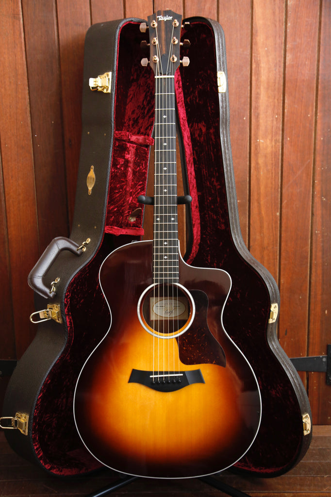 Taylor 214ce DLX Sunburst Acoustic-Electric Guitar 2023 Pre-Owned