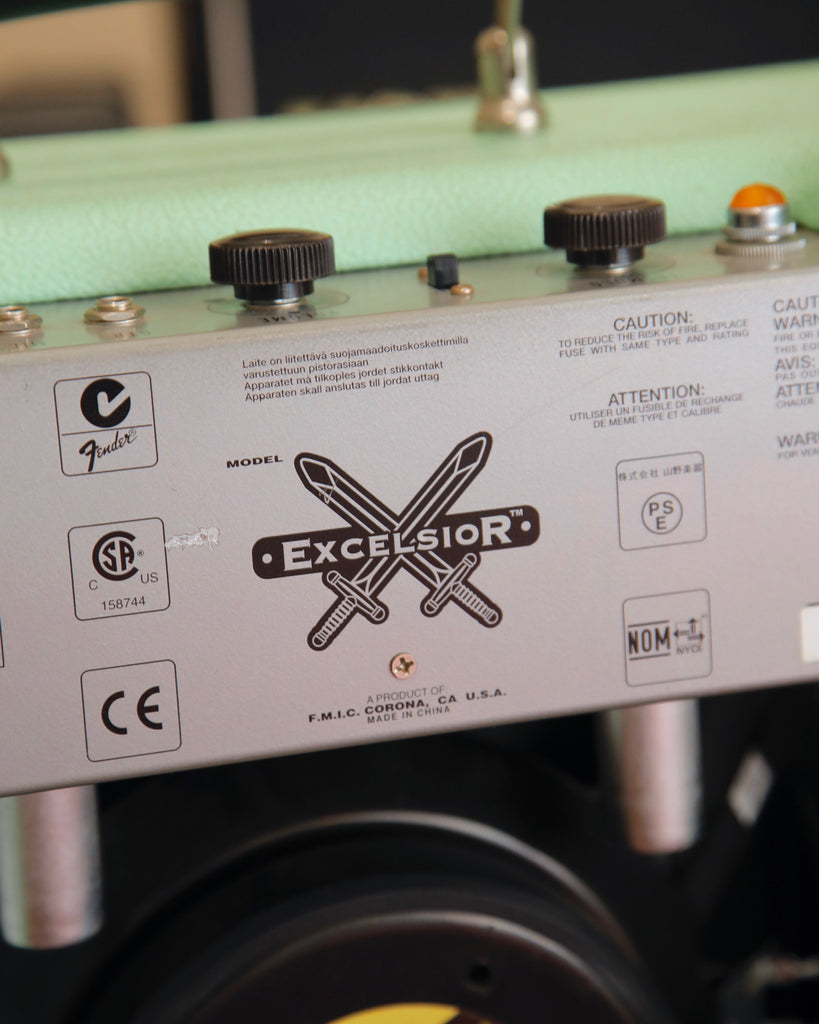 Fender Pawn Shop Special Excelsior 13W 1x15" Sea Foam Green Valve Guitar Combo Pre-Owned