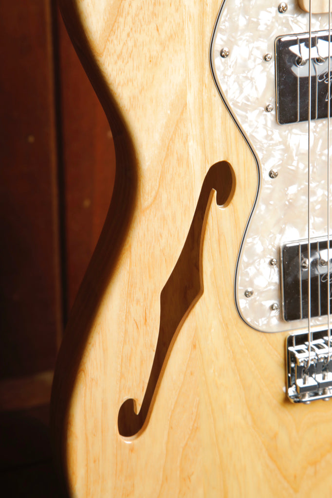 Fender Made In Japan Traditional '70s Telecaster Thinline Natural Electric Guitar Pre-Owned