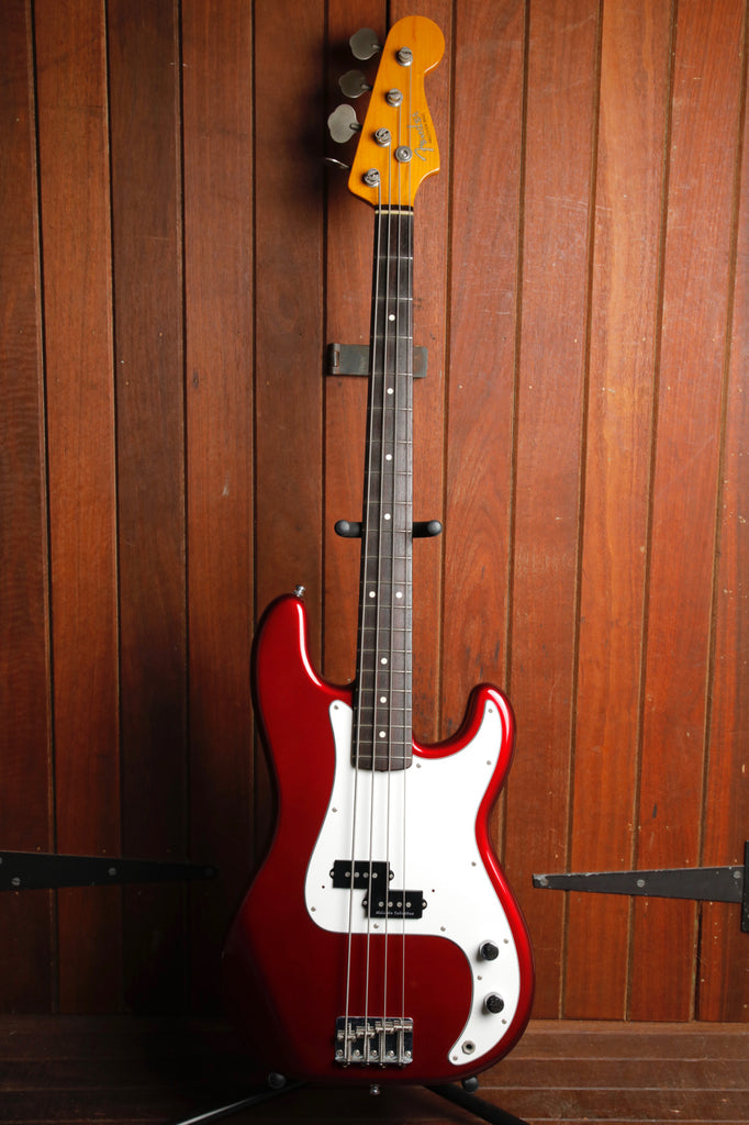 Fender Japan PB62-66DMC Precision Bass Old Candy Apple Red Bass Guitar Pre-Owned