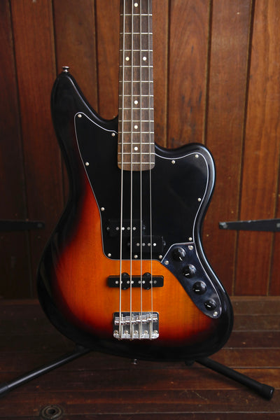 Squier Vintage Modified Jaguar Special 3-Tone Sunburst Bass Guitar Pre-Owned