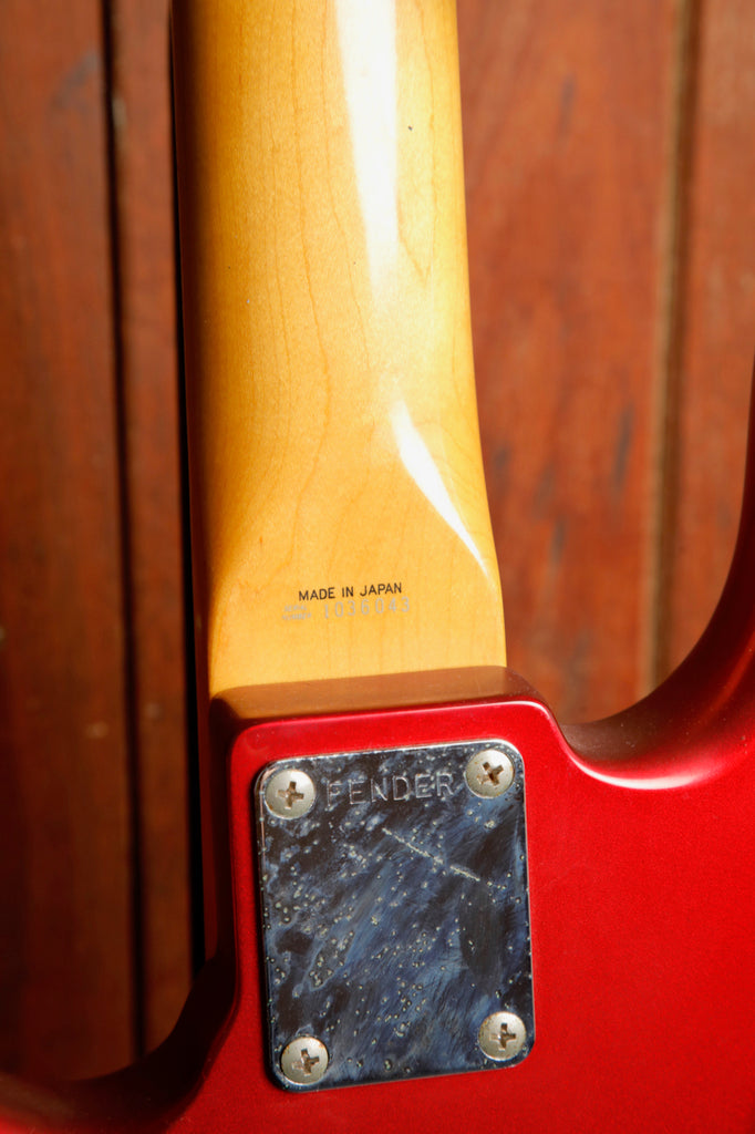 Fender Japan JB-62 Jazz Bass Reissue Candy Apple Red 1990 Pre-Owned