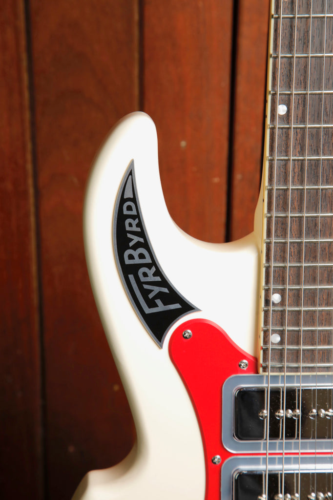 Eastwood "Sharkbite" Fyrbyrd Vintage White Electric Guitar