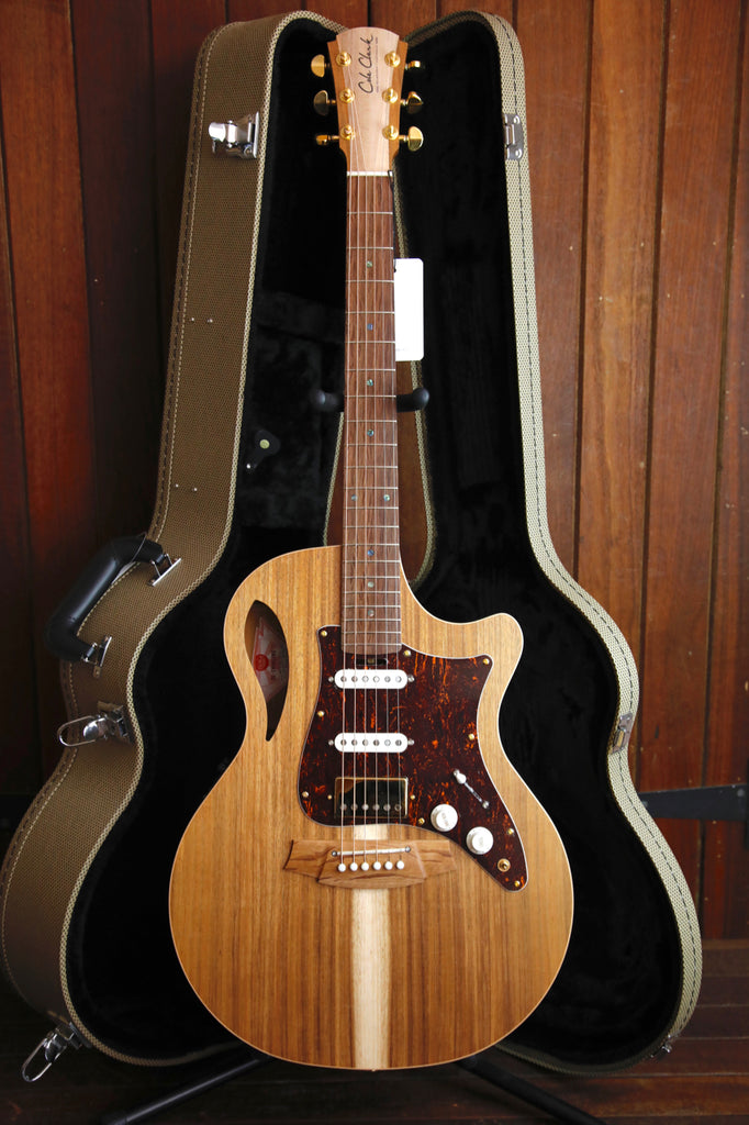 Cole Clark TL2EC-BLBL-HSS Blackwood/Blackwood Dual-Output Guitar