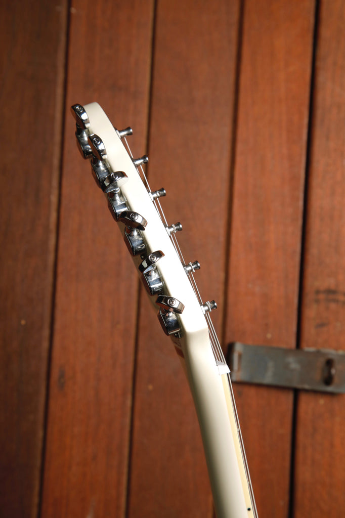 Eastwood "Sharkbite" Fyrbyrd Vintage White Electric Guitar