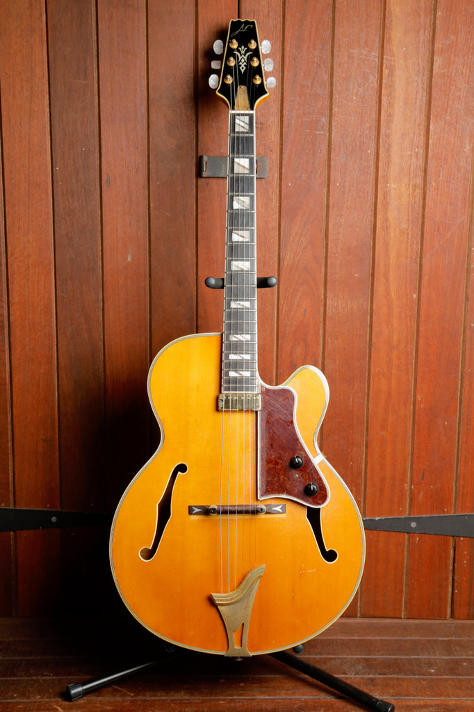 Aria Pro II FA-03 Natural Archtop Hollowbody Electric Guitar Pre-Owned