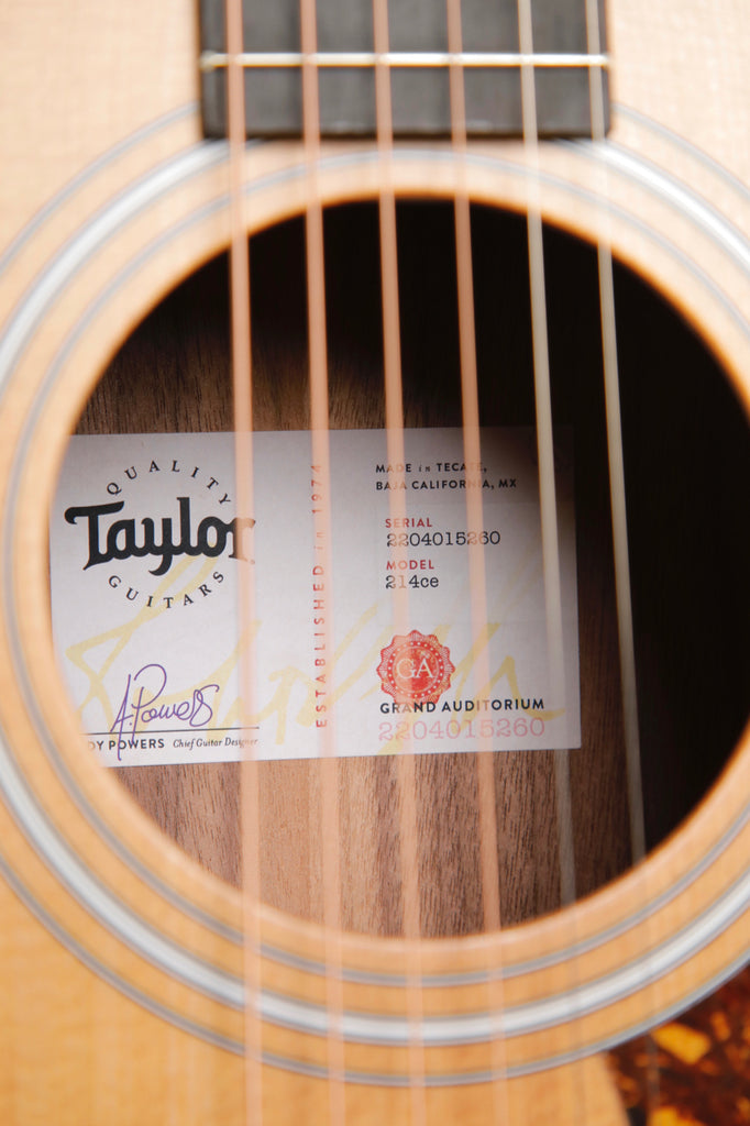 Taylor 214ce Dreadnought Acoustic-Electric Guitar