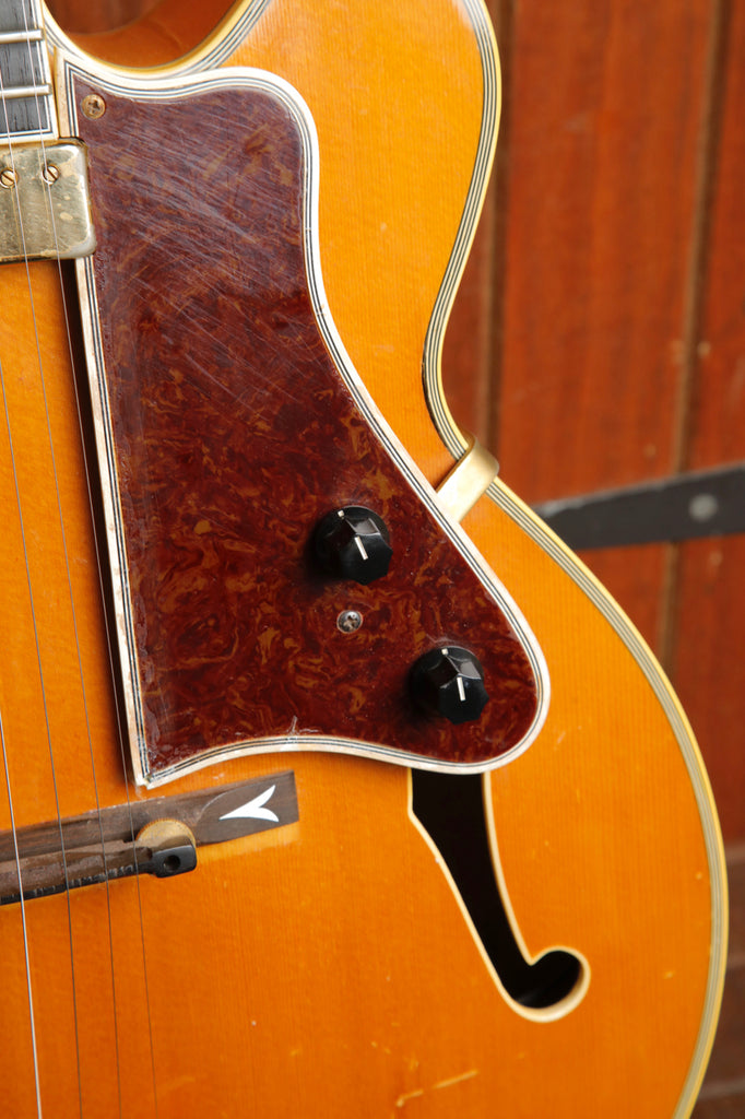 Aria Pro II FA-03 Natural Archtop Hollowbody Electric Guitar Pre-Owned