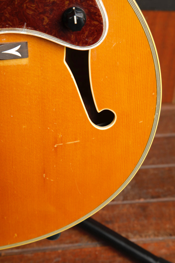 Aria Pro II FA-03 Natural Archtop Hollowbody Electric Guitar Pre-Owned