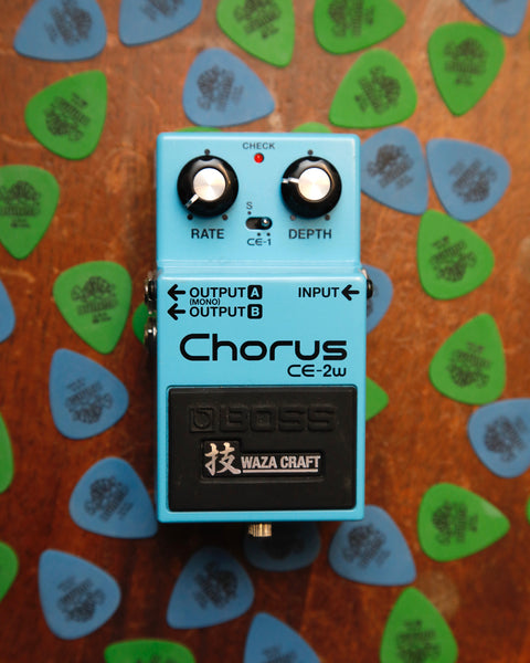 Boss CE-2W Chorus Pedal Waza Craft Pre-Owned