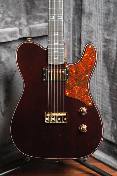 Portamento Custom "Jazzsquire" Oxblood Electric Guitar Made in WA