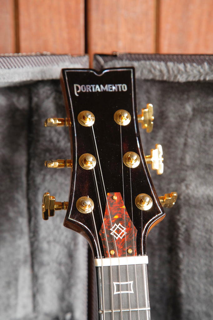 Portamento Custom "Jazzsquire" Oxblood Electric Guitar Made in WA
