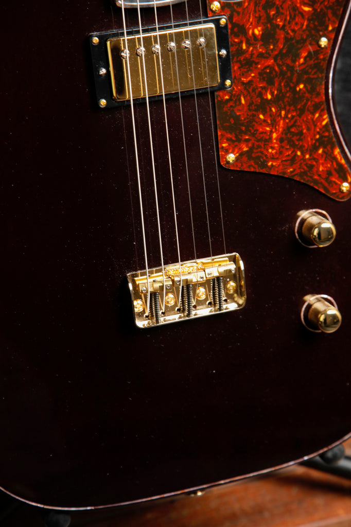 Portamento Custom "Jazzsquire" Oxblood Electric Guitar Made in WA