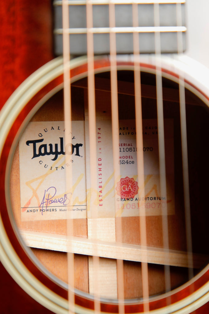 Taylor 524ce Grand Auditorium Acoustic-Electric Guitar 2019 Pre-Owned