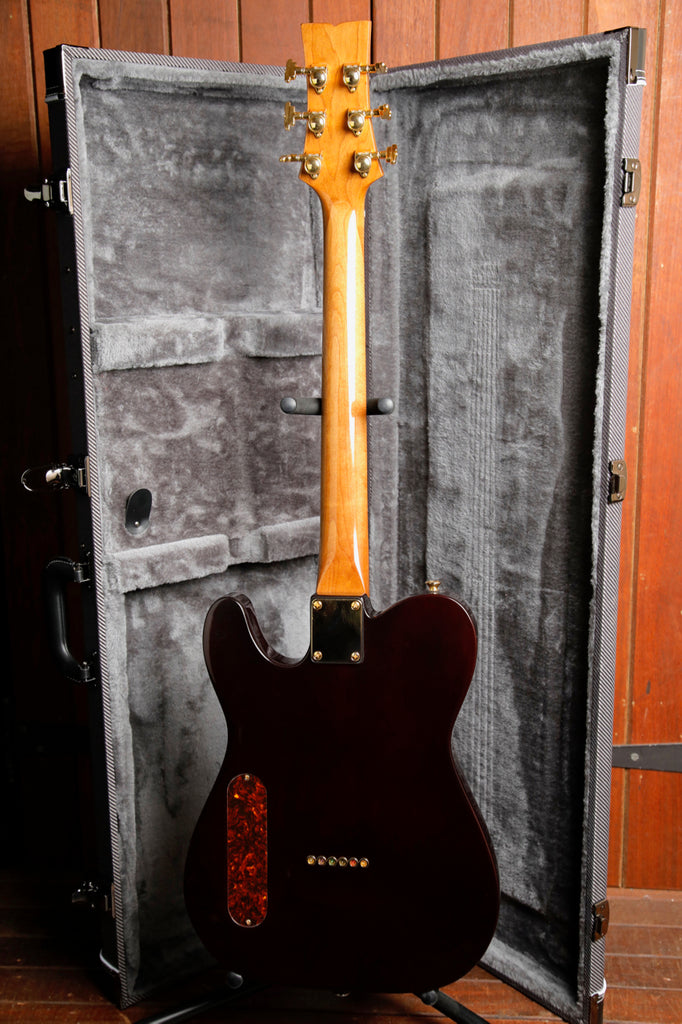 Portamento Custom "Jazzsquire" Oxblood Electric Guitar Made in WA