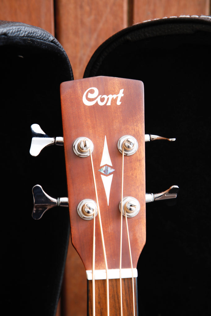 Cort SJB5 4-String Solid Top Acoustic Bass Guitar Pre-Owned