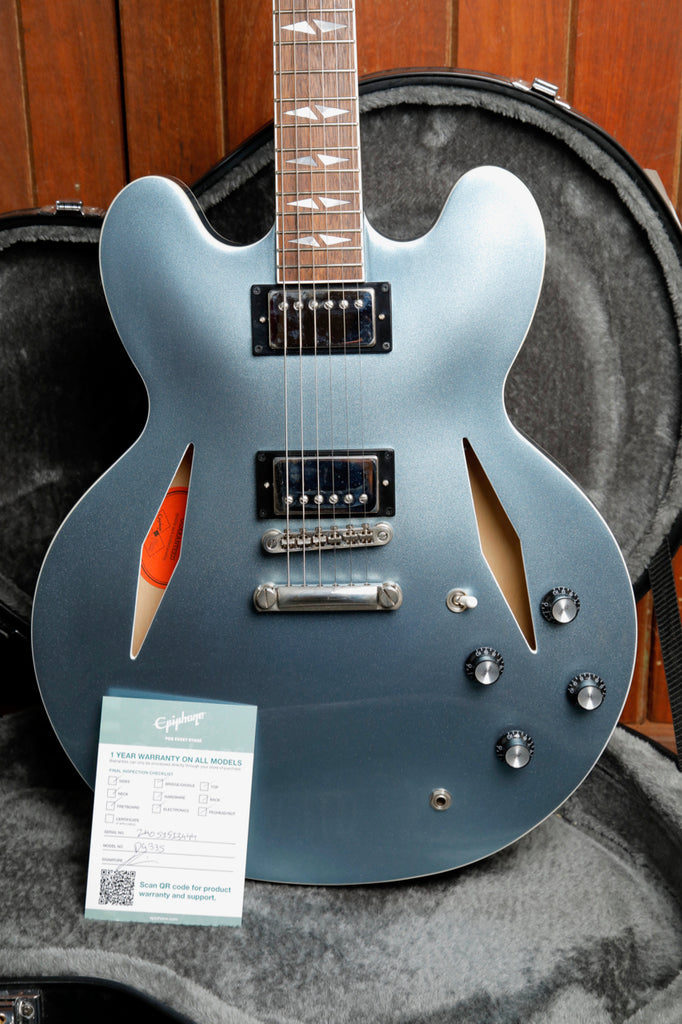 Epiphone Dave Grohl DG-335 Pelham Blue Semi-Hollow Electric Guitar Pre-Owned
