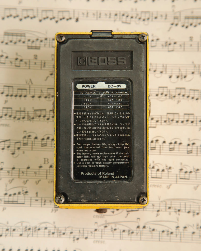 Boss OD-1 Overdrive Pedal Vintage 1978 Pre-Owned
