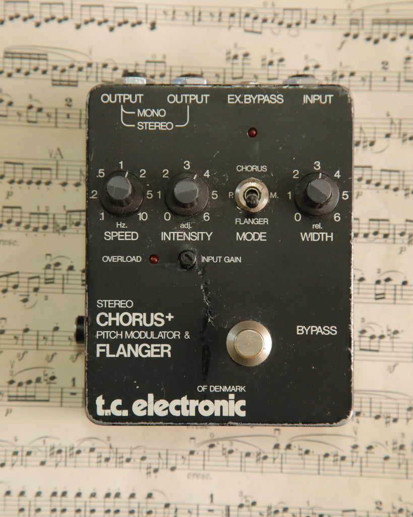 TC Electronic Stereo Chorus + Pitch Modulator & Flanger Pedal Pre-Owned
