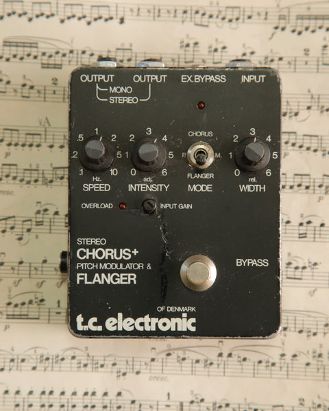 TC Electronic Stereo Chorus + Pitch Modulator & Flanger Pedal Pre-Owned