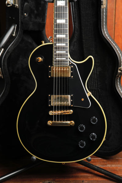 Epiphone Les Paul Custom Pro Ebony Electric Guitar 2018 Pre-Owned