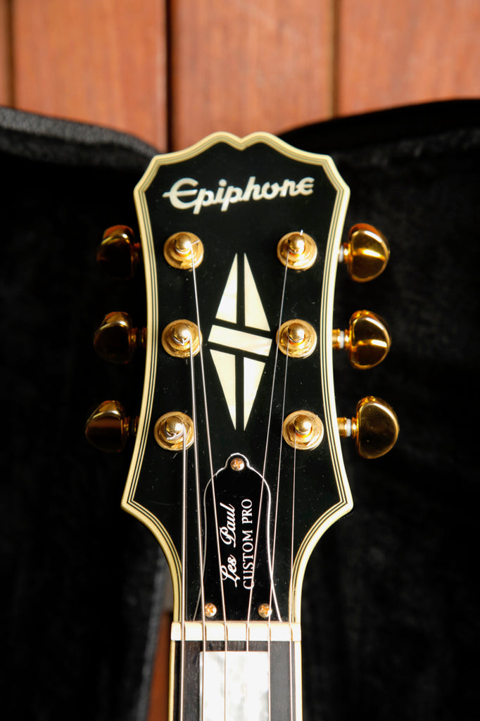 Epiphone Les Paul Custom Pro Ebony Electric Guitar 2018 Pre-Owned