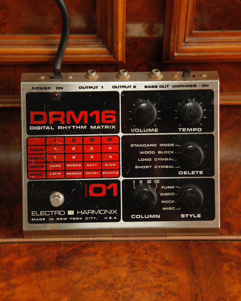 Electro-Harmonix DRM16 Digital Rhythm Matrix Drum Machine Pre-Owned