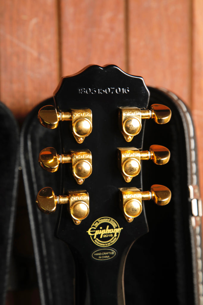 Epiphone Les Paul Custom Pro Ebony Electric Guitar 2018 Pre-Owned