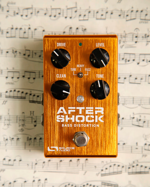 Source Audio Aftershock Bass Distortion Pedal Pre-Owned