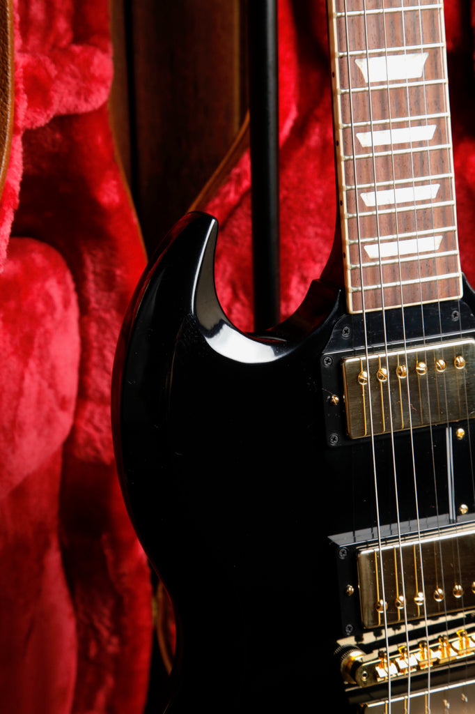 Gibson SG Standard '61 Maestro Limited Edition Ebony w/Gold Hardware