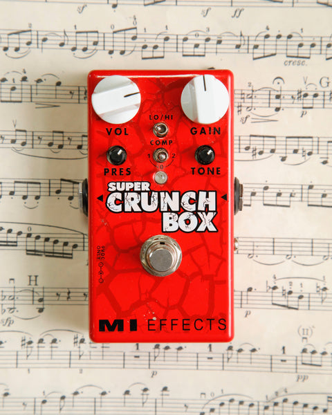 M.I Audio Super Crunch Box Distortion Pedal Pre-Owned