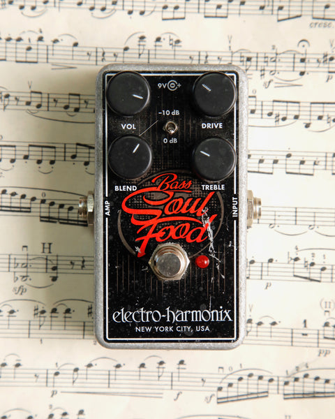 Electro-Harmonix Bass Soul Food Overdrive Pedal Pre-Owned