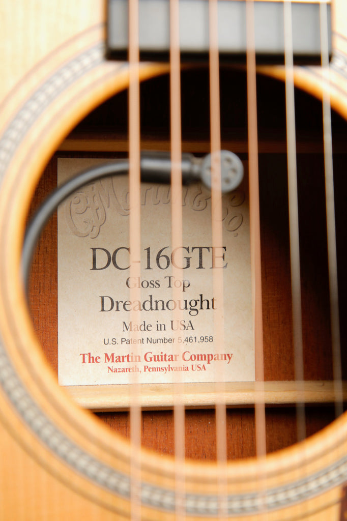 Martin DC-16GTE  Dreadnought Cutaway Acoustic-Electric Guitar 2005 Pre-Owned