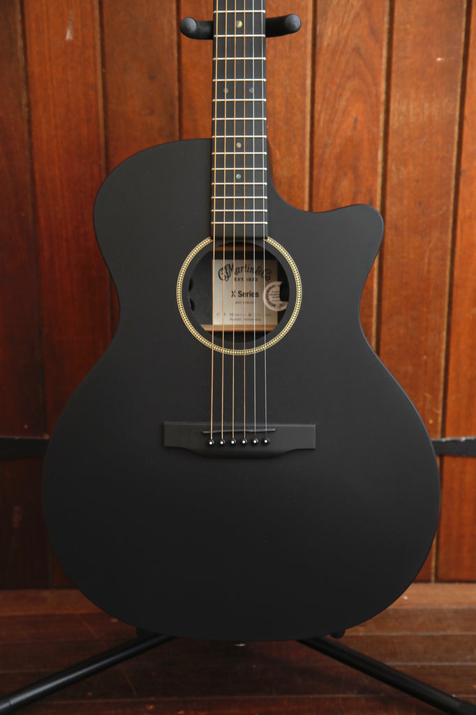 Martin GPC-X1E Black X-Series Grand Performance Acoustic-Electric Guitar