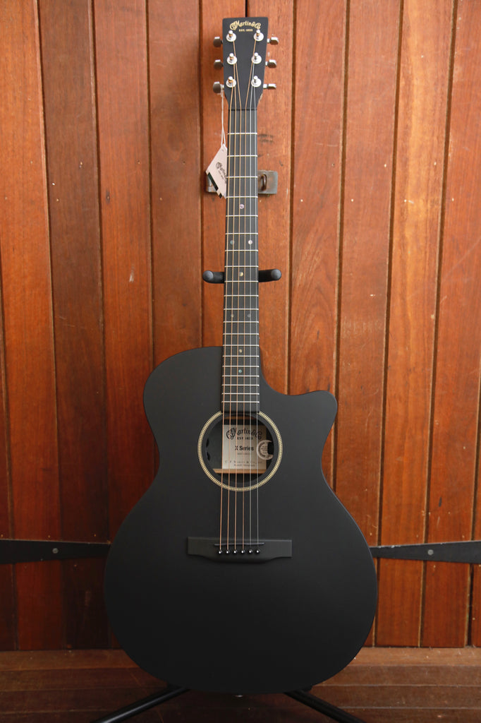 Martin GPC-X1E Black X-Series Grand Performance Acoustic-Electric Guitar