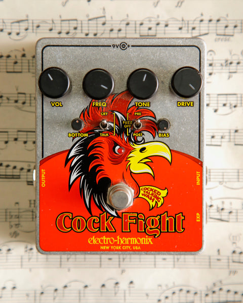 Electro-Harmonix Cock Fight Cocked Talking Wah Pedal Pre-Owned