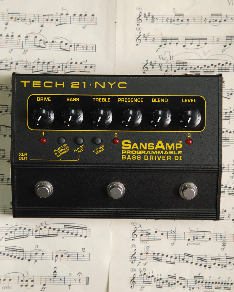 Tech 21 SansAmp Bass Driver DI V1 Pedal Pre-Owned
