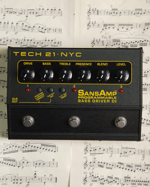 Tech 21 SansAmp Bass Driver DI V1 Pedal Pre-Owned