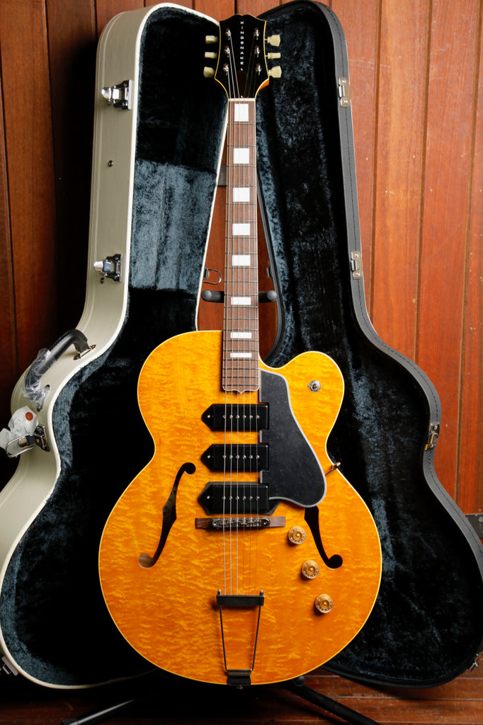 King Snake Three Bone Hollowbody Electric Guitar