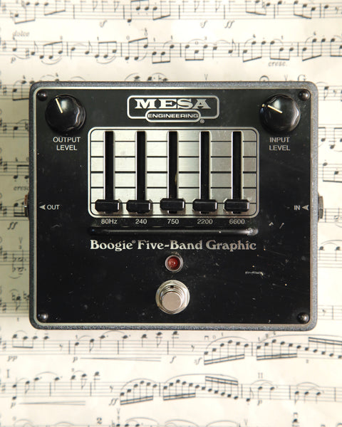 Mesa Boogie 5-Band Graphic EQ Pedal Pre-Owned