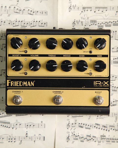 Friedman IR-X Dual Tube Preamp & DI Pedal Pre-Owned