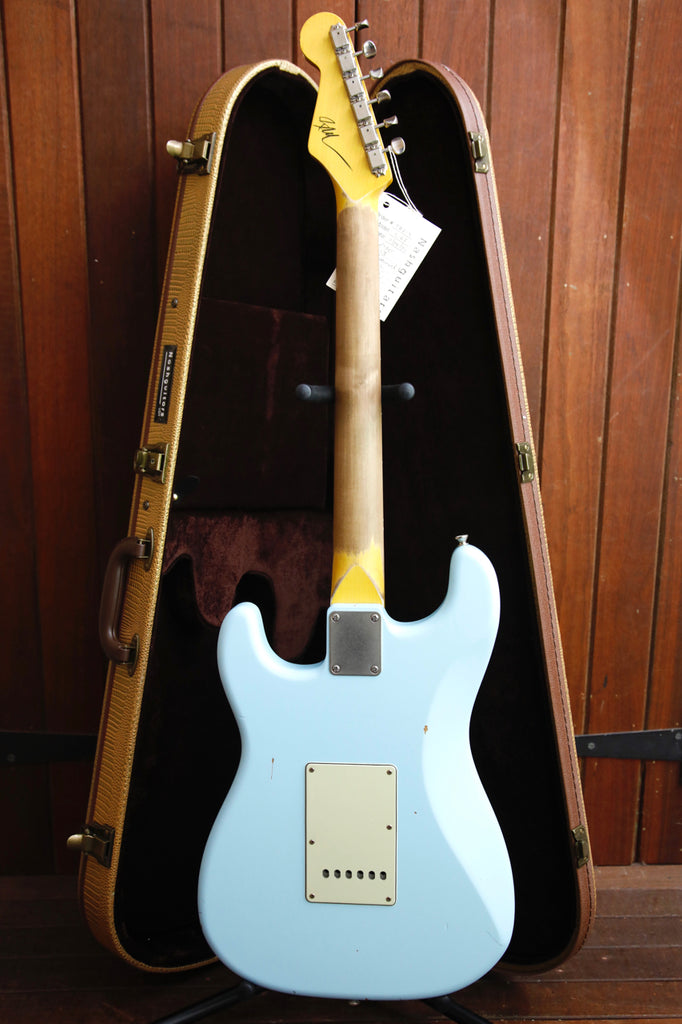 Nash S-63 Light Aged Sonic Blue Electric Guitar