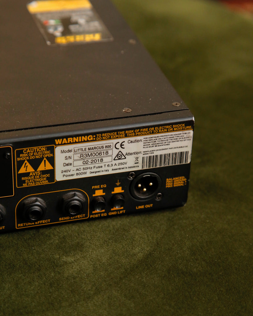 Markbass Little Marcus 800 Bass Amplifier Head Pre-Owned