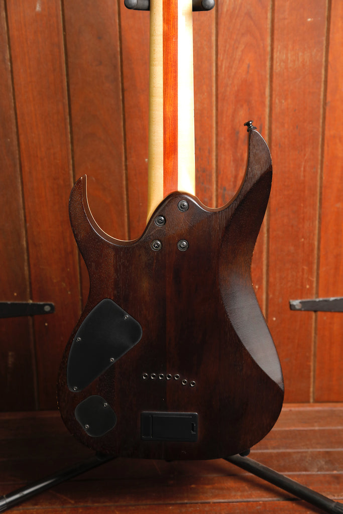Ibanez RGIR27BFE Walnut Flat 7-String Electric Guitar Pre-Owned