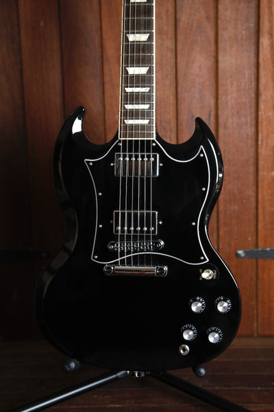 Gibson SG Standard Ebony Electric Guitar 2022 Pre-Owned