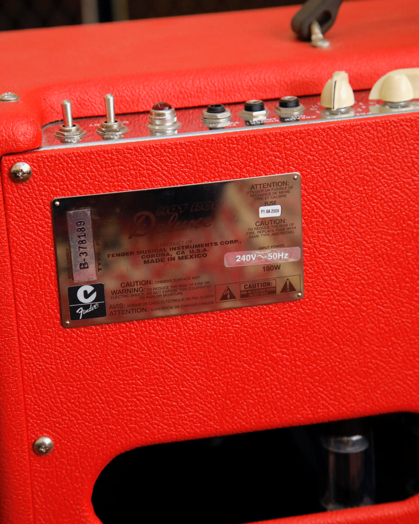 Fender Hot Rod Deluxe II Texas Red 40-Watt Valve Combo Amplifier Pre-Owned