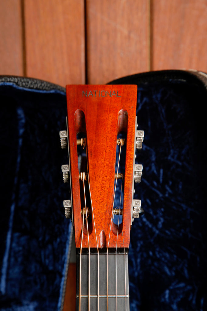 National NRP Black Rust Reso-Phonic Resonator Guitar 2010 Pre-Owned
