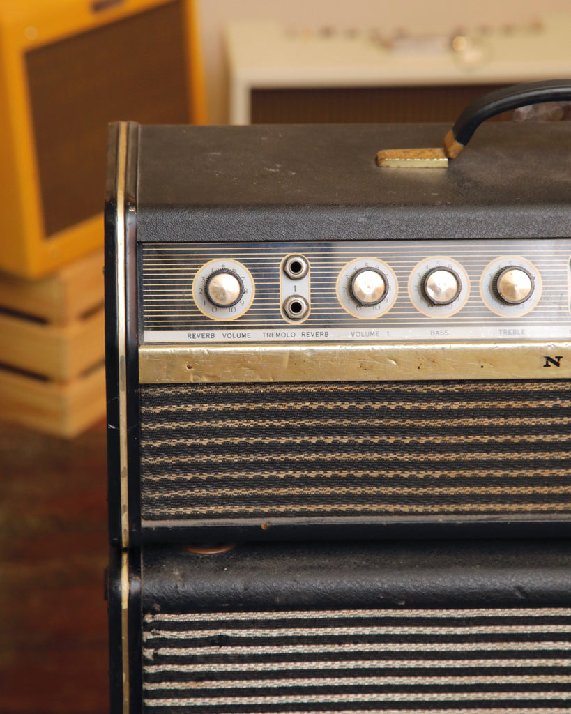 Goldentone 1762 Reverbmaster 40 1967 Valve Guitar Amplifier Head & Cabinet Pre-Owned